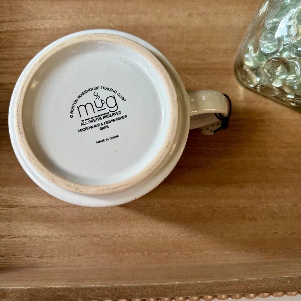 Boston Warehouse‎ Best Teacher Ever Ceramic Coffee Mug Red Interior